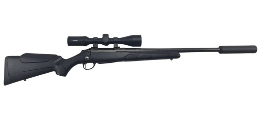 OP OCCASION - PACK CARABINE TIKKA T3 VARMINT 308WIN + LUNETTE 2.5-10X50IR + MODERATEUR ASE UTRA