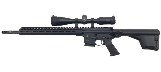 OCCASION - CARABINE LINEAIRE SCHMEISSER AP15 CAL.222REM + LUNETTE GPO SPECTRA 4-16x50 + ACCESSOIRES