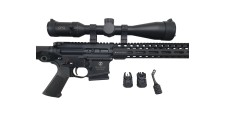 OCCASION - CARABINE LINEAIRE SCHMEISSER AP15 CAL.222REM + LUNETTE GPO SPECTRA 4-16x50 + ACCESSOIRES