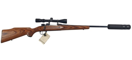 OP OCCASION - CARABINE PARKER HALE 1200 DELUXE CAL.243WIN + LUNETTE 3-9x40 + MODERATEUR WILDCAT