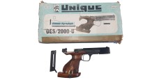 OCCASION - TRES BEAU PISTOLET UNIQUE DES-69 CAL.22LR AVEC SA BOITE D'ORIGINE
