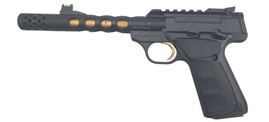 OCCASION - PISTOLET BROWNING BUCK MARK VISION BLACK GOLD HEX UFX CAL.22LR FILETÉ