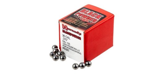 OP ACC - BOITE DE 100 BALLES RONDES CAL.36 - .375 POUDRE NOIRE