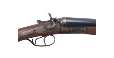 OCCASION - FUSIL JUXTAPOSE A CHIEN HUSQVARNA 51 CAL.12/65 - PARFAIT ETAT