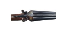 OCCASION - FUSIL JUXTAPOSE A CHIEN HUSQVARNA 51 CAL.12/65 - PARFAIT ETAT