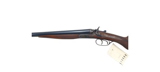 OCCASION - FUSIL JUXTAPOSE A CHIEN HUSQVARNA 51 CAL.12/65 - PARFAIT ETAT