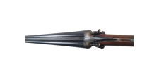 OCCASION - FUSIL JUXTAPOSE A CHIEN HUSQVARNA 51 CAL.12/65 - PARFAIT ETAT