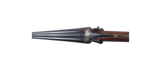 OCCASION - FUSIL JUXTAPOSE A CHIEN HUSQVARNA 51 CAL.12/65 - PARFAIT ETAT