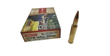 DESTO AMMO - BOITE DE 12 MUNITIONS NORMA JAKTMATCH 338 WIN MAG 225GR FMJ