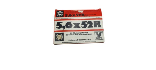 DESTO AMMO - BOITE DE 19 MUNITIONS RWS CAL.5.6x52R FMJ 71Gr V - MANTEL