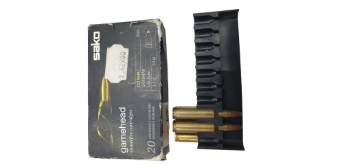 DESTO AMMO - LOT DE 28 CARTOUCHES SAKO.NORMA CAL.222REM
