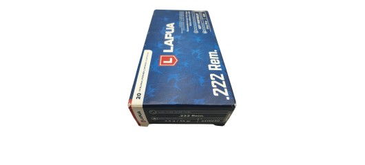 DESTO AMMO - BOITE DE 11 MUNITIONS LAPUA CAL.222REM SOFT POINT 55GR