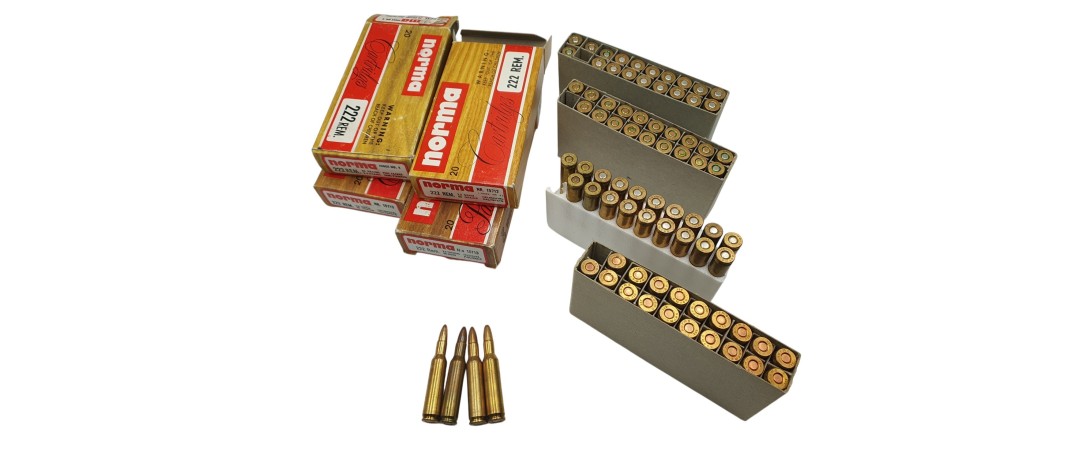 DESTO AMMO - LOT DE 80 CARTOUCHES NORMA 222REM 50GR FMJ