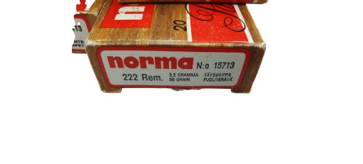 DESTO AMMO - LOT DE 80 CARTOUCHES NORMA 222REM 50GR FMJ