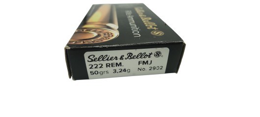 DESTO AMMO - LOT DE 26 CARTOUCHES LAPUA - SELLIER CAL.222REM