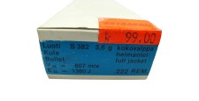 DESTO AMMO - LOT DE 26 CARTOUCHES LAPUA - SELLIER CAL.222REM
