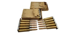 DESTO AMMO - LOT DE 30 MUNITIONS SURPLUS MILITAIRE 6.5x55SE AVEC CLIP
