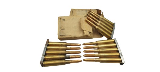 DESTO AMMO - LOT DE 30 MUNITIONS SURPLUS MILITAIRE 6.5x55SE AVEC CLIP