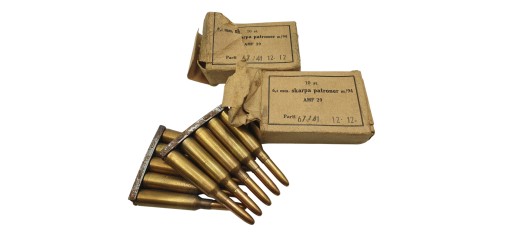 DESTO AMMO - LOT DE 30 MUNITIONS SURPLUS MILITAIRE 6.5x55SE AVEC CLIP