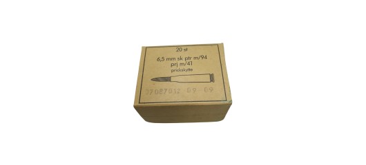 DESTO AMMO - LOT DE 20 MUNITIONS SURPLUS MILITAIRE 6.5x55SE EN BOITE D'ORIGINE