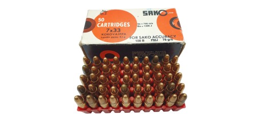 DESTO AMMO - BOITE DE 50 CARTOUCHES SAKO CAL.7x33SAKO FMJ 78Grs