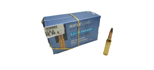 DESTO AMMO - LOT DE 32 MUNITIONS PARTIZAN CAL.6.5x55SE SOFT POINT BT 139GRS