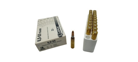 DESTO AMMO - BOITE DE 20 CARTOUCHES LAPUA CAL.6.5x55SE 100Grs FMJ