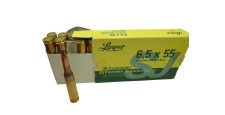 DESTO AMMO - LOT DE 58 MUNITIONS LUGER-NORMA-LAPUA CAL.6.5X55SE DIVERS OGIVES