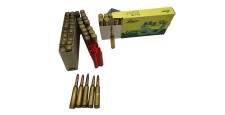 DESTO AMMO - LOT DE 58 MUNITIONS LUGER-NORMA-LAPUA CAL.6.5X55SE DIVERS OGIVES