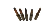 DESTO AMMO - LOT DE 58 MUNITIONS LUGER-NORMA-LAPUA CAL.6.5X55SE DIVERS OGIVES