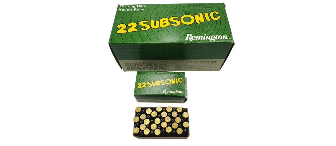 DESTO AMMO - BOITE DE 500 CARTOUCHES REMINGTON SUBSONIC RN 38Gr