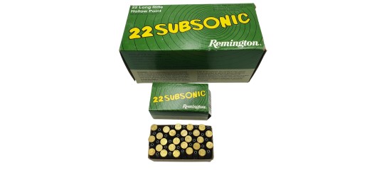 DESTO AMMO - BOITE DE 500 CARTOUCHES REMINGTON SUBSONIC RN 38Gr