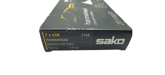 DESTO AMMO - BOITE DE 16 MUNITIONS SAKO CAL.7x65R HAMMERHEAD BONDED 170Grs