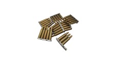 DESTO AMMO - LOT DE 33 CARTOUCHES MILITAIRE SPECIAL TIR REDUIT CAL.6.5x55SE AVEC CLIP