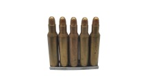 DESTO AMMO - LOT DE 33 CARTOUCHES MILITAIRE SPECIAL TIR REDUIT CAL.6.5x55SE AVEC CLIP