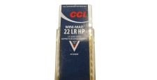 DESTO AMMO - LOT DE 295 MUNITIONS CCI MINI MAG CALIBRE 22LR OGIVES HP ET RN