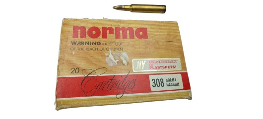 DESTO AMMO - LOT DE 40 CARTOUCHES NORMA CAL.308 NORMA MAGNUM OGIVES VULKAN et SILVERBLIXT