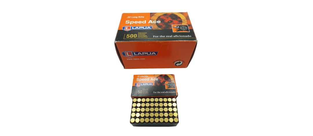 DESTO AMMO - LOT DE 450 MUNITIONS LAPUA SPEED ACE HIGH VELOCITY ROUND NOSE