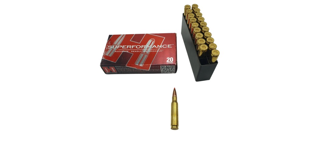 DESTO AMMO - BOITE DE 20 CARTOUCHES HORNADY SUPERFORMANCE CAL.308WIN GMX 150Grs