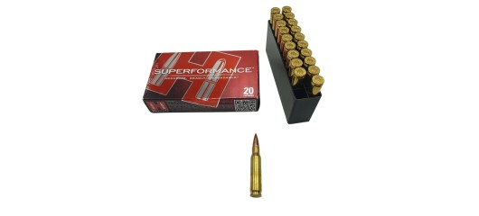 DESTO AMMO - BOITE DE 20 CARTOUCHES HORNADY SUPERFORMANCE CAL.308WIN GMX 150Grs