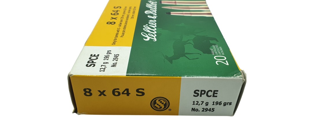 DESTO AMMO - BOITE DE 20 CARTOUCHES SELLIER BELLOT CAL.8x64S SPCE 196GRS