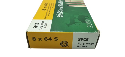 DESTO AMMO - BOITE DE 20 CARTOUCHES SELLIER BELLOT CAL.8x64S SPCE 196GRS