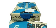 DESTO AMMO - LOT DE 32 CARTOUCHES SAKO CAL.270WIN FMJ 130GRS