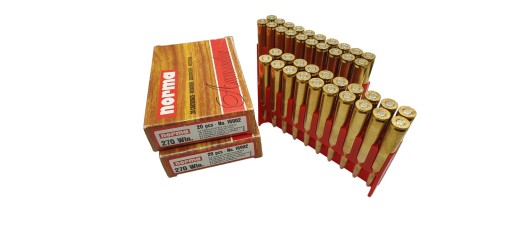 DESTO AMMO - LOT DE 2 BOITES DE 20 MUNITIONS NORMA CAL.270WIN DEMI BLINDÉ 130GRS
