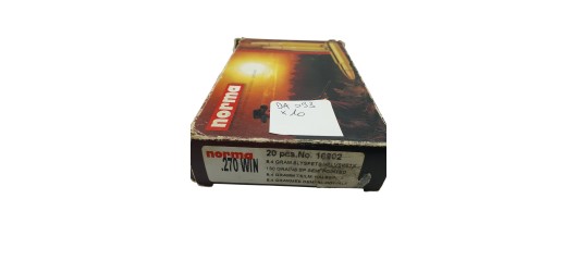 DESTO AMMO - LOT DE 2 BOITES DE 20 MUNITIONS NORMA CAL.270WIN DEMI BLINDÉ 130GRS