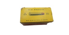 DESTO AMMO - LOT DE 19 CARTOUCHES DE COLLECTION WINCHESTER 25-20WCF AVEC BOITE D'ORIGINE
