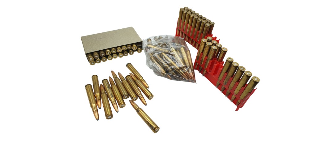 DESTO AMMO - LOT DE 91 MUNITIONS 30-06 OGIVES CHASSE
