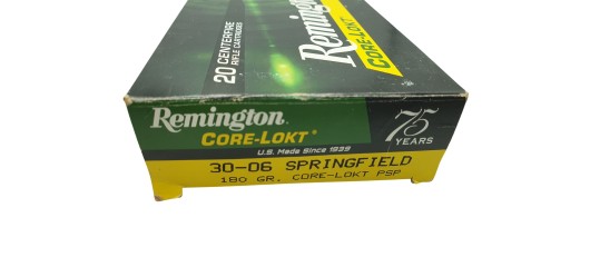 DESTO AMMO - BOITE DE 19 CARTOUCHES REMINGTON 30-06 CORE-LOKT 180GRS