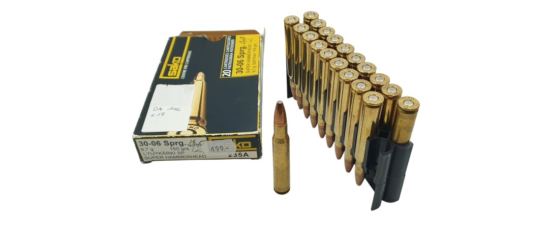 DESTO AMMO - BOITE DE 20 MUNITIONS SAKO SUPER HAMMERHEAD 150Grs