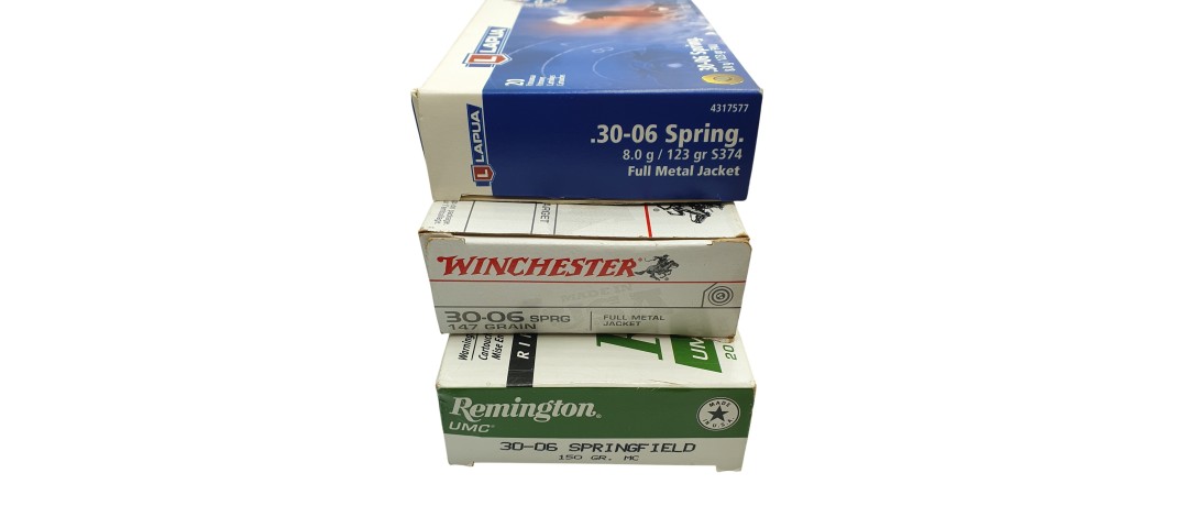 DESTO AMMO - LOT DE 151 CARTOUCHES 30-06 FMJ